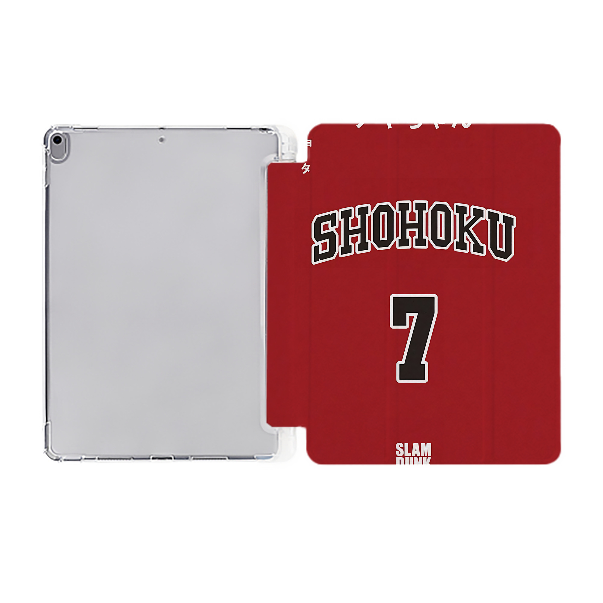 （画像用） SLAM DUNK／スラムダンク IPad ケース ペン収納付き 三つ折りスタンド PUレザー×シリコン 対応機種9.5/10.5/10.9インチ